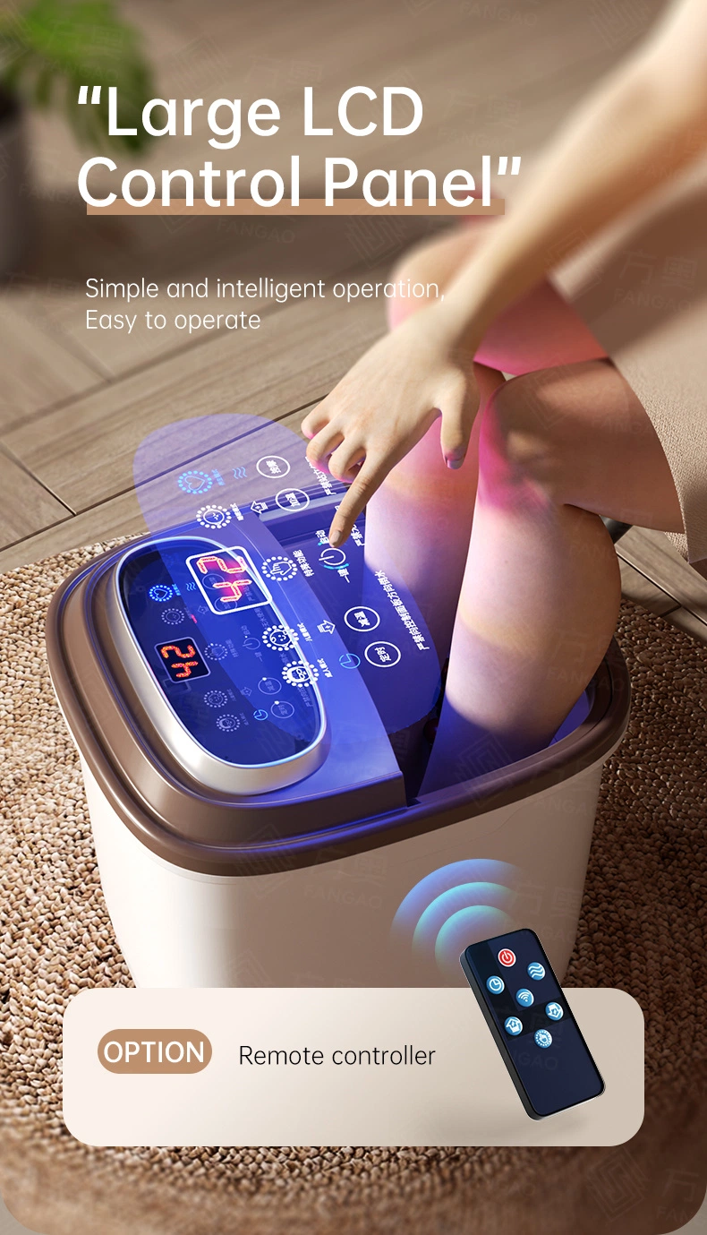 Fuan Fangao Relieve Fatigue Vibrator Home Detox Machine Ion Foot Bath SPA Cleanse System Massage Plantar Foot SPA Massager