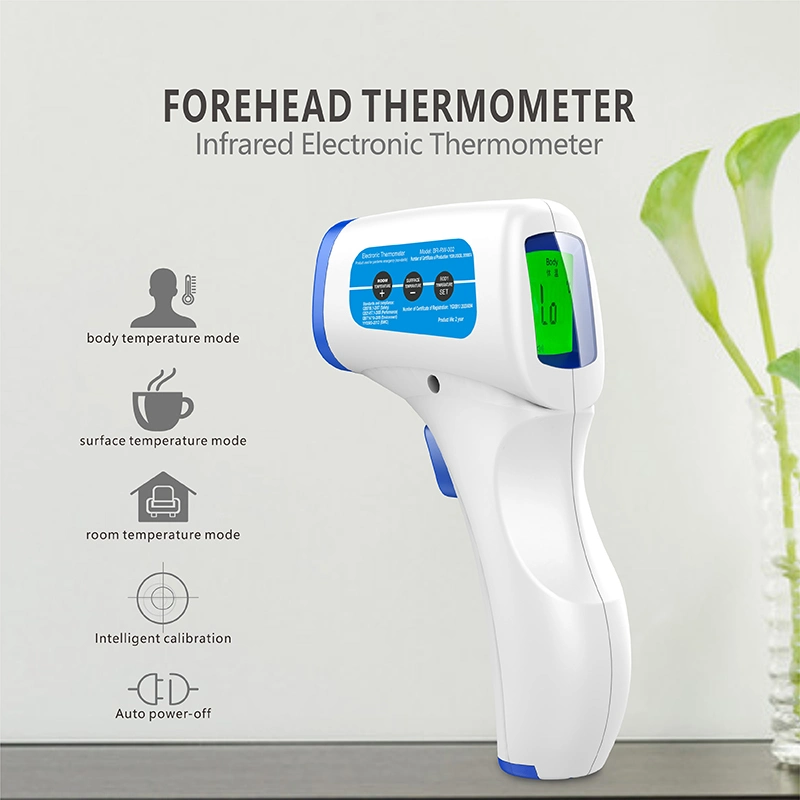 Hot Selling Fast Delivery Wholesale Non-Contact Digital Thermometer Laser Liquid Crystal Display Laser Forehead Gun Infrared Thermometer