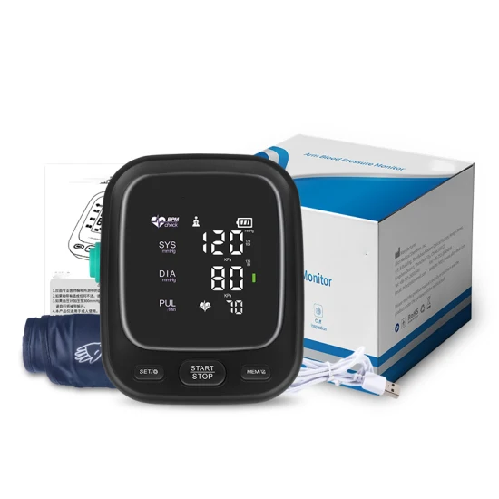 LCD/LED Portable Blood Pressure Meter Arm Blood Pressure Monitor