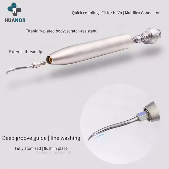 Dental Air Scaler Kavo Type Air Scaling Polishin Tools Teeth Whitening Cleaner with 3 Tips