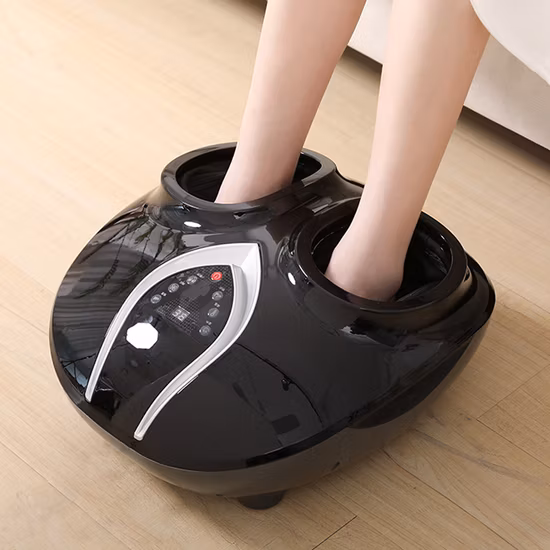 Ningde Crius Electric Shiatsu Roller 4D Leg Calf Air Pressure Far Infrared Heating SPA Bath Foot Massager