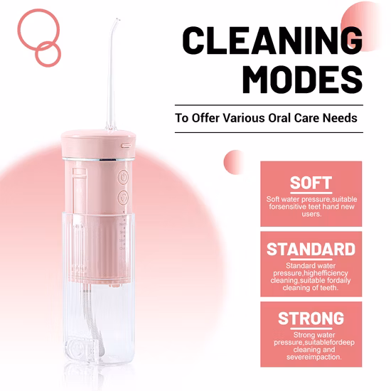 Electronic Oral Irrigator Travel Cordless Waterproof Mini Portable Dental Teeth Whitening Water Flosser