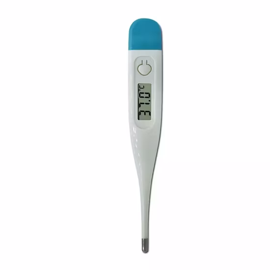 Home Hospital Use Rigid Flexible Soft Hard Tip Waterproof LCD Medical Digital Probe Electronic Clinical Digital Thermometer for Baby and Adult with CE FDA